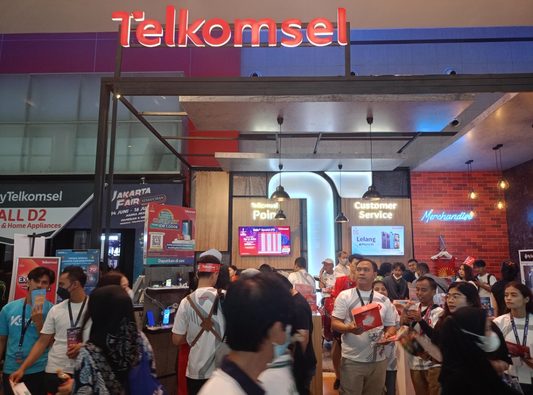 Program Poin Undi Telkomsel Ikut Meriahkan Jakarta Fair Kemayoran 2023