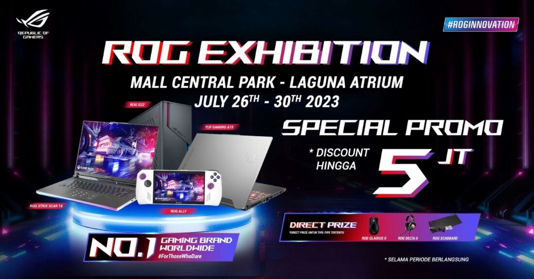 Asus Gelar ROG Exhibition Bertajuk “No.1 Gaming Brand Worldwide”