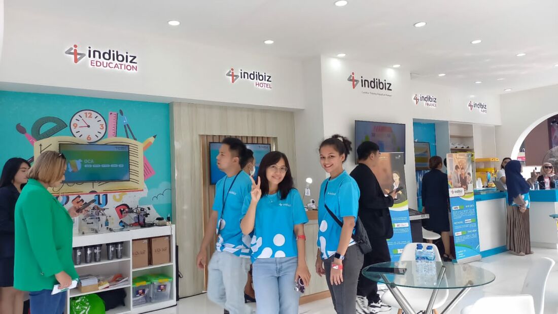 Melongok Booth Indibiz untuk UKM Indonesia di Istora Senayan 2023