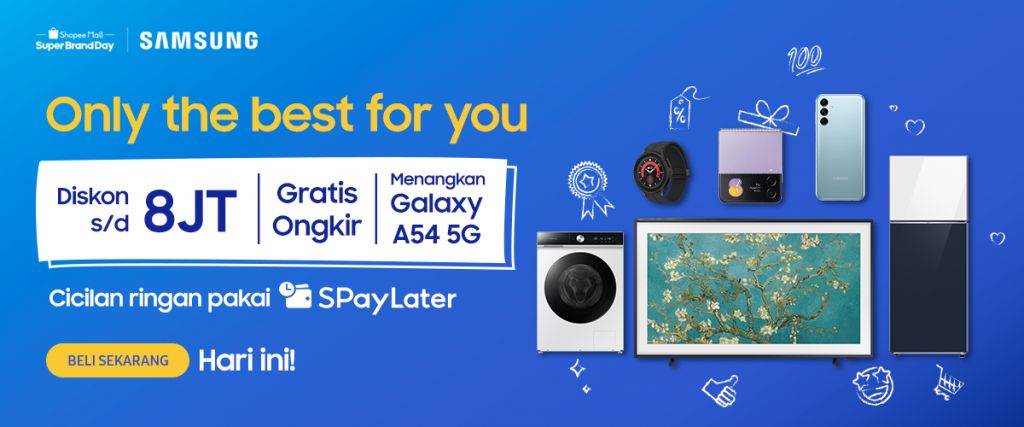 Sambut Penawaran "Only the Best for You" di Samsung x Shopee Super Brand Day 2023