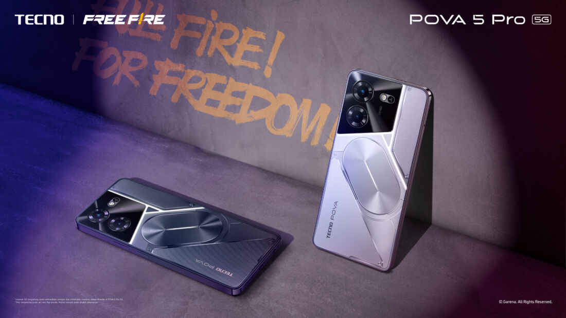 Inilah Harga TECNO POVA 5 Series Edisi Free Fire di Indonesia