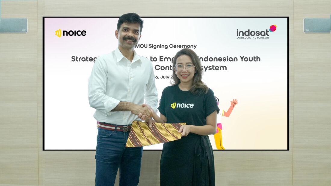 Indosat dan Noice Siap Majukan Industri Konten Kreatif di Indonesia