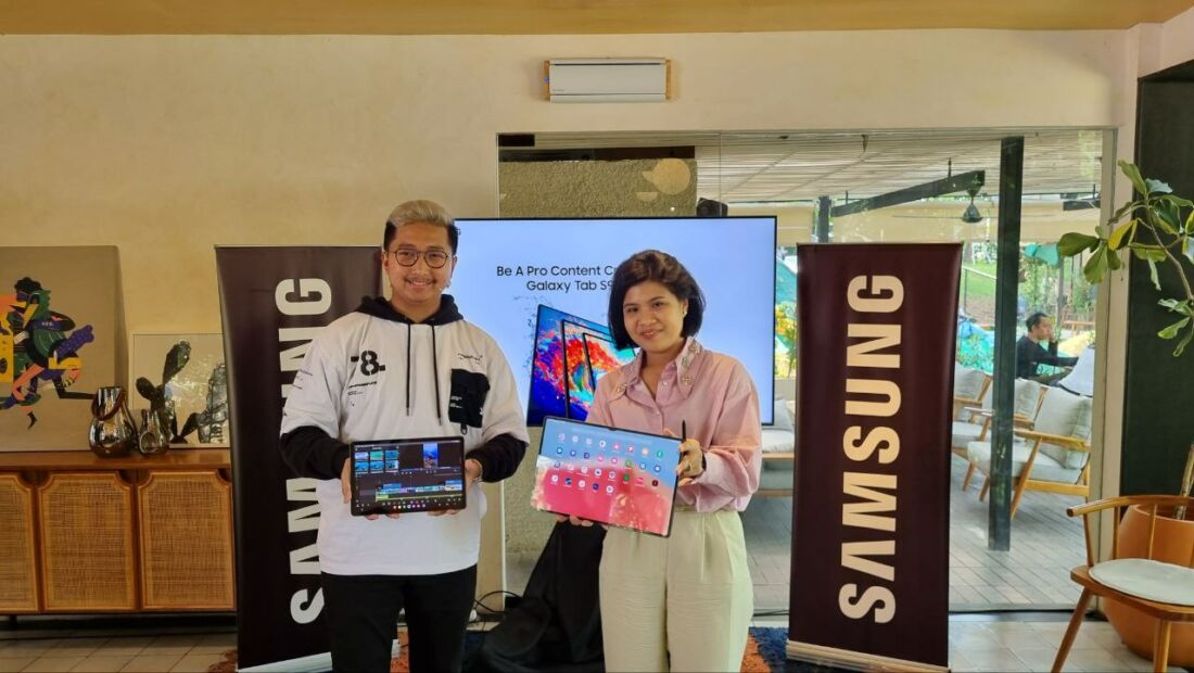 Cara Ngonten ala Kreator Konten Pakai Galaxy Tab S9 Series