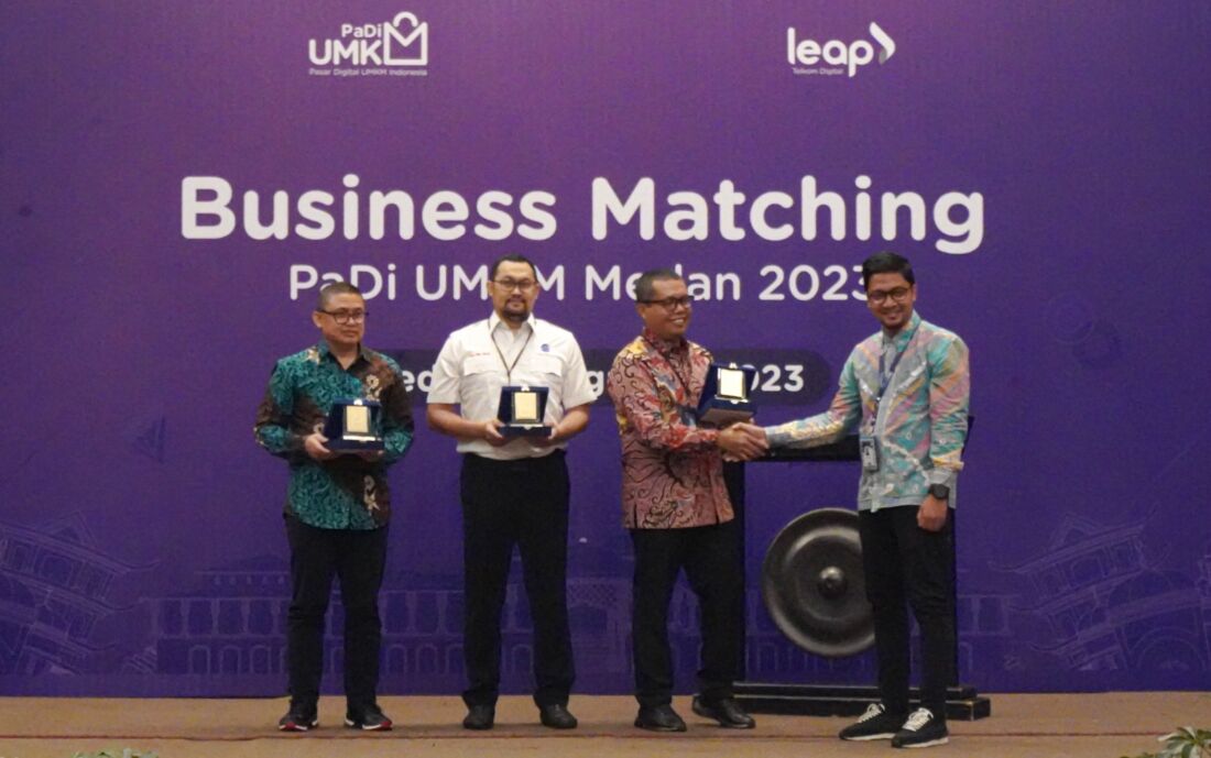 Business Matching PaDi UMKM Tembus Rp55 M, Telkom Dukung UMKM di Medan Naik Kelas