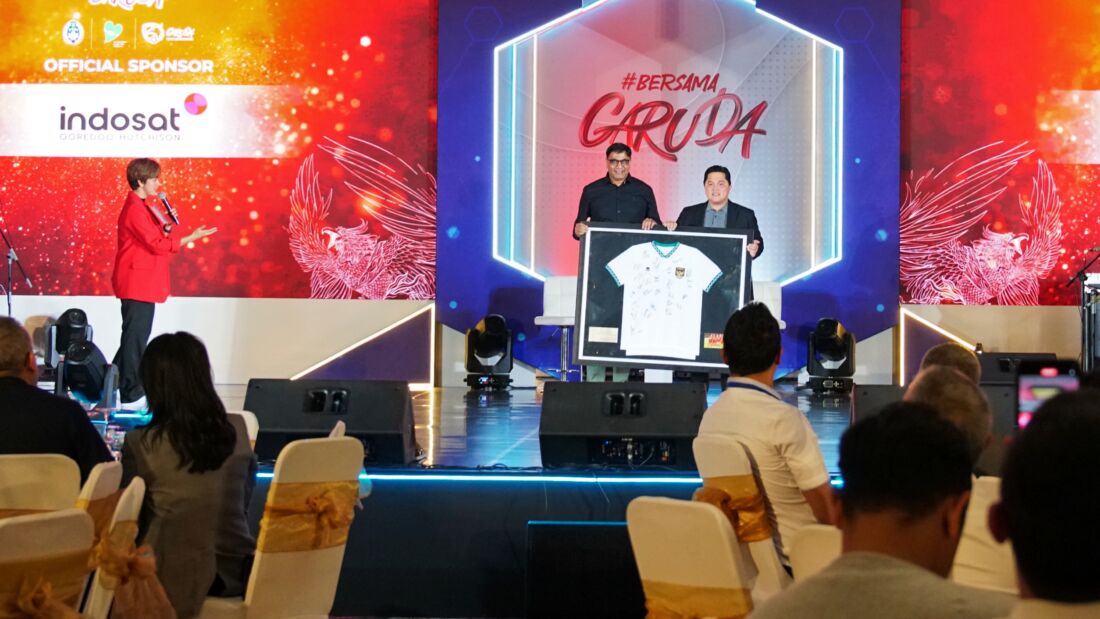 Indosat Jadi Sponsor Resmi Tim Nasional Sepak Bola Indonesia