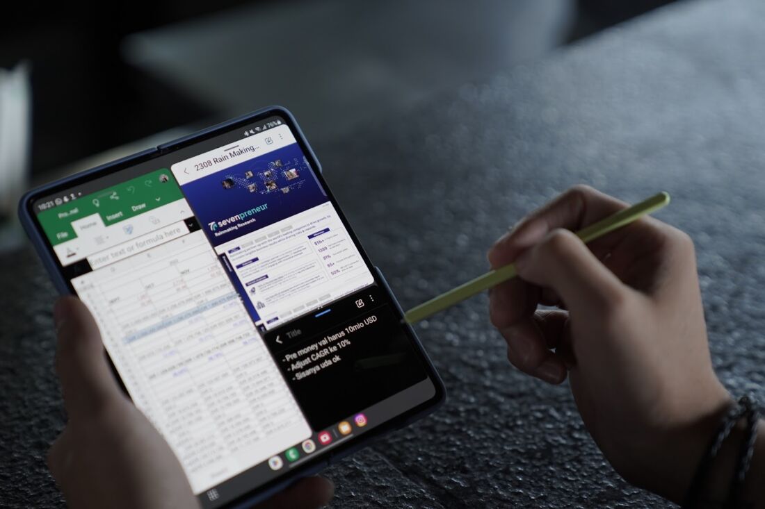 Bos Startup Ini Beberkan Cara Memaksimalkan Rutinitas dengan Galaxy Z Fold5