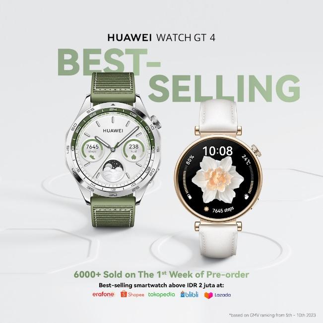 HUAWEI WATCH GT 4 Sukses Terjual Lebih dari 6000 Unit Dalam Seminggu