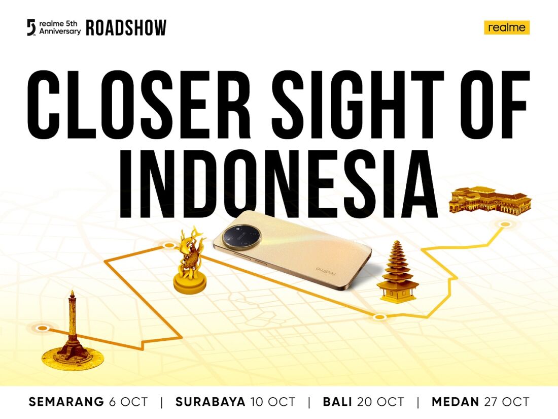 Kenalkan realme 11 Series, realme Gelar Roadshow Kunjungi Empat Kota Besar di Indonesia