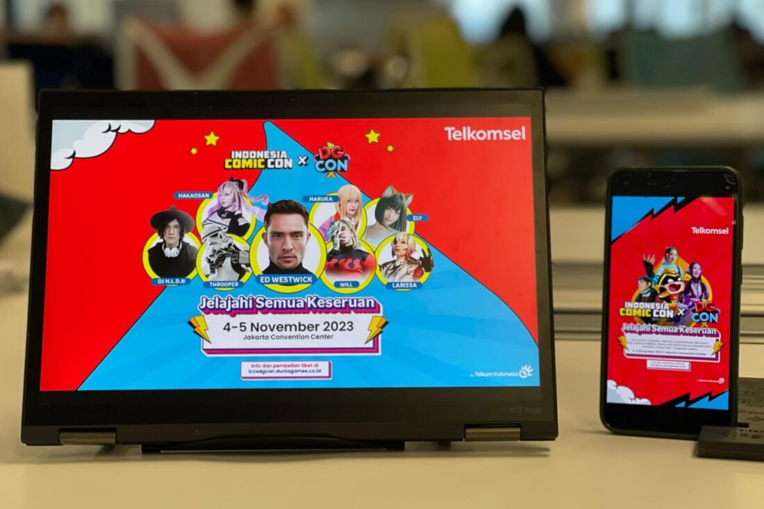 Kolaborasi Telkomsel dan Panorama Media di Ajang Indonesia Comic Con x DG Con 2023