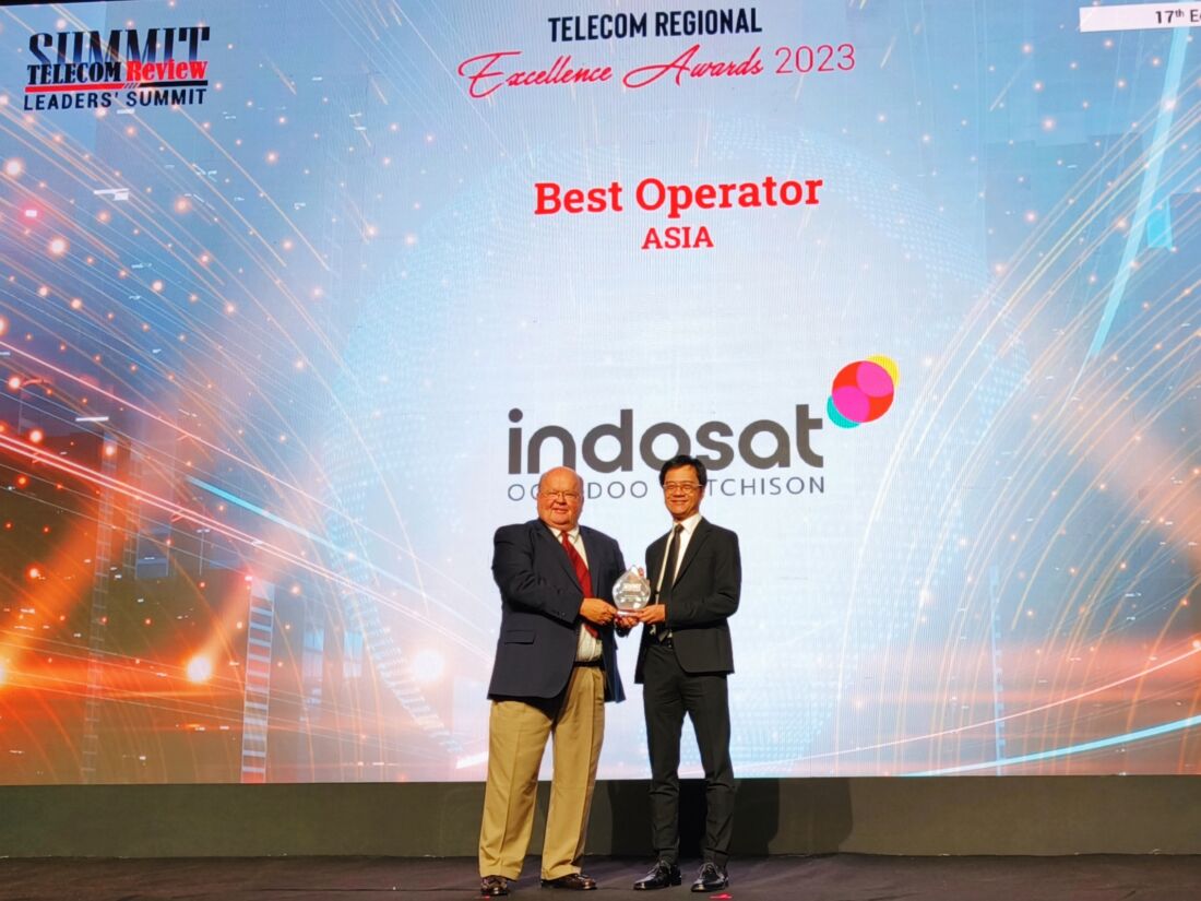 Indosat Raih Penghargaan di Telecom Review Excellence Awards 2023