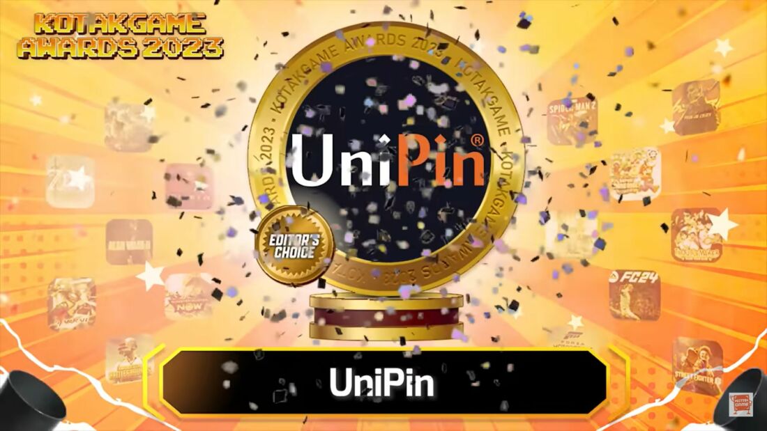 UniPin Raih Penghargaan “Best Top-up Center” di Gelaran KotakGame Awards 2023