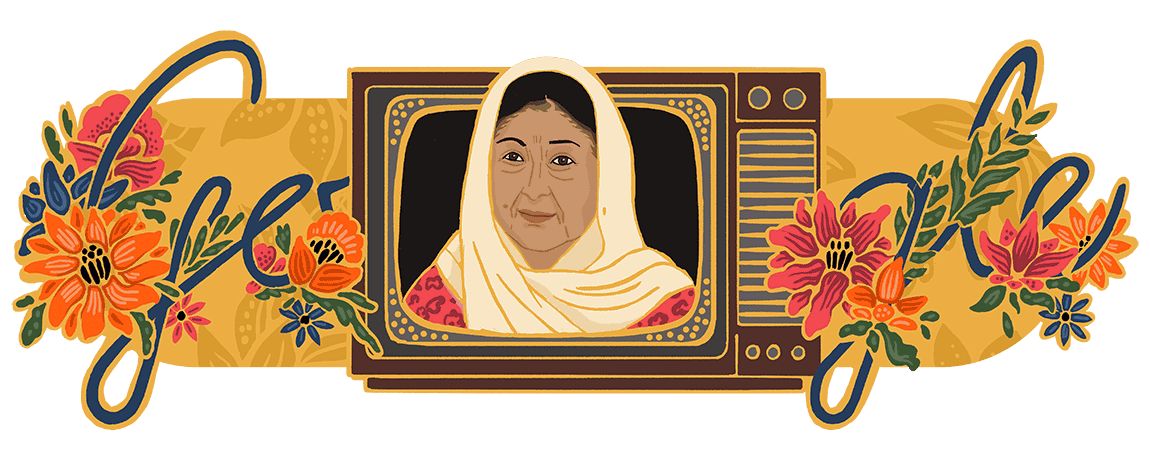 Google Doodle Rayakan Ulang Tahun Aminah Cendrakasih Hari Ini