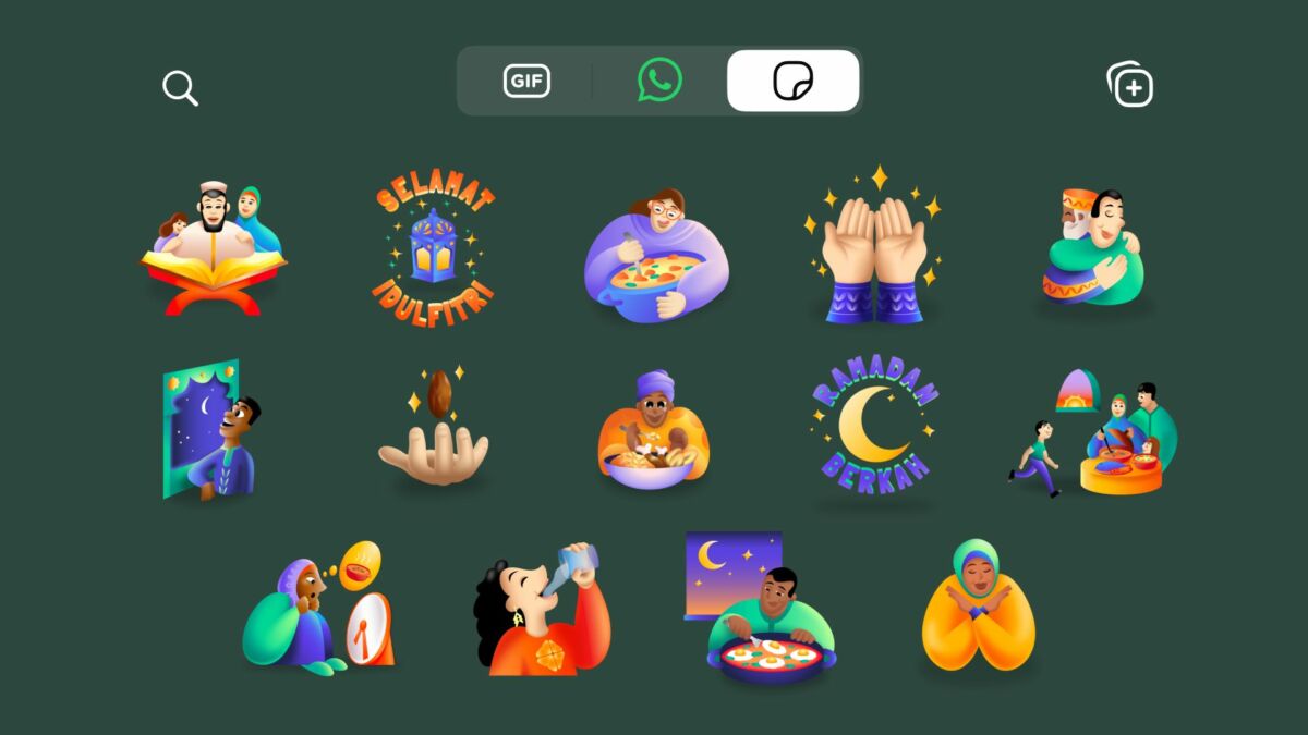 Meriahkan Bulan Ramadan di WhatsApp dengan Stiker